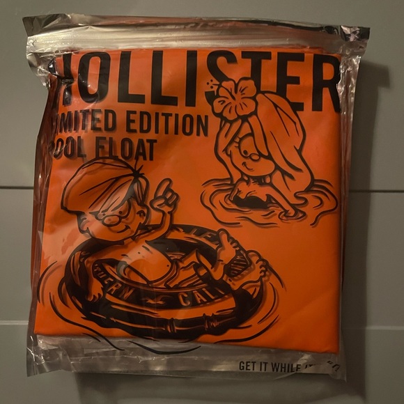 Hollister Other - Hollister Limited Edition Pool Float Orange Southern California 37.8" x 17.3"